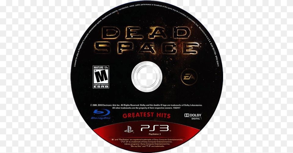Dead Space Cover, Disk, Dvd Free Transparent Png