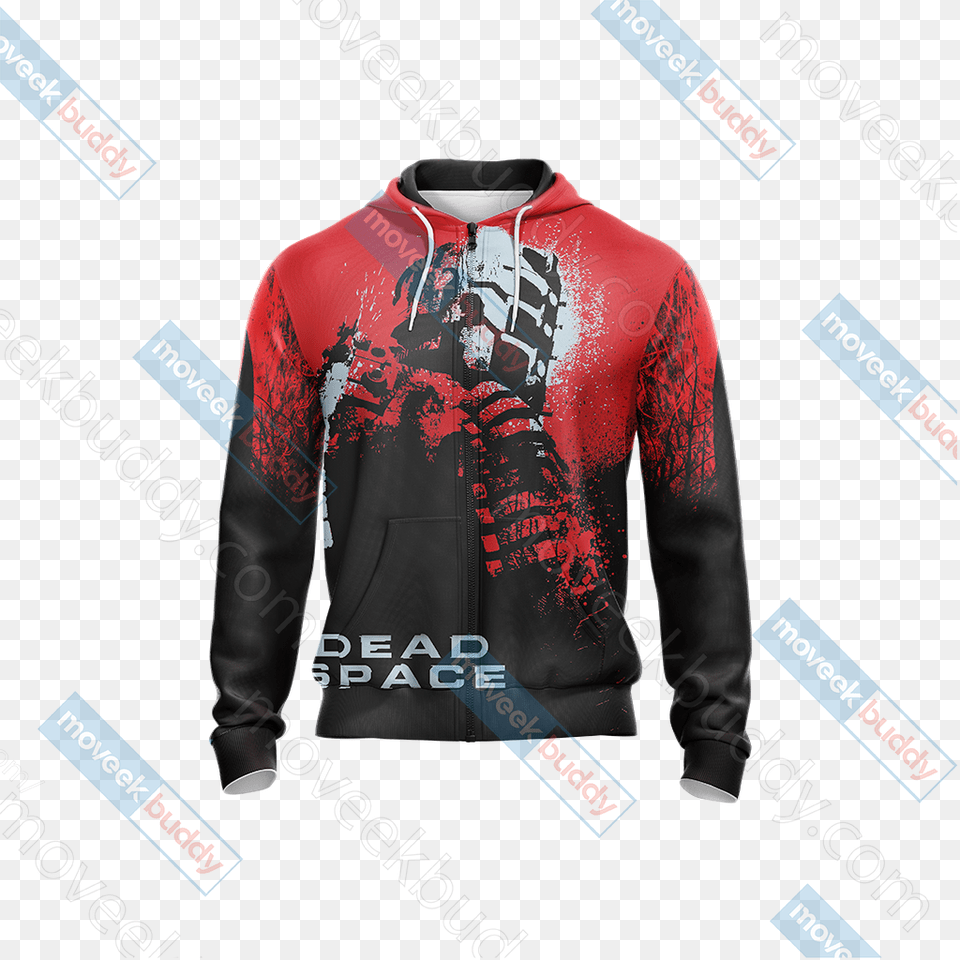 Dead Space New Unisex Zip Up Hoodie Jacket Spider Man, Clothing, Coat, Long Sleeve, Sleeve Free Transparent Png