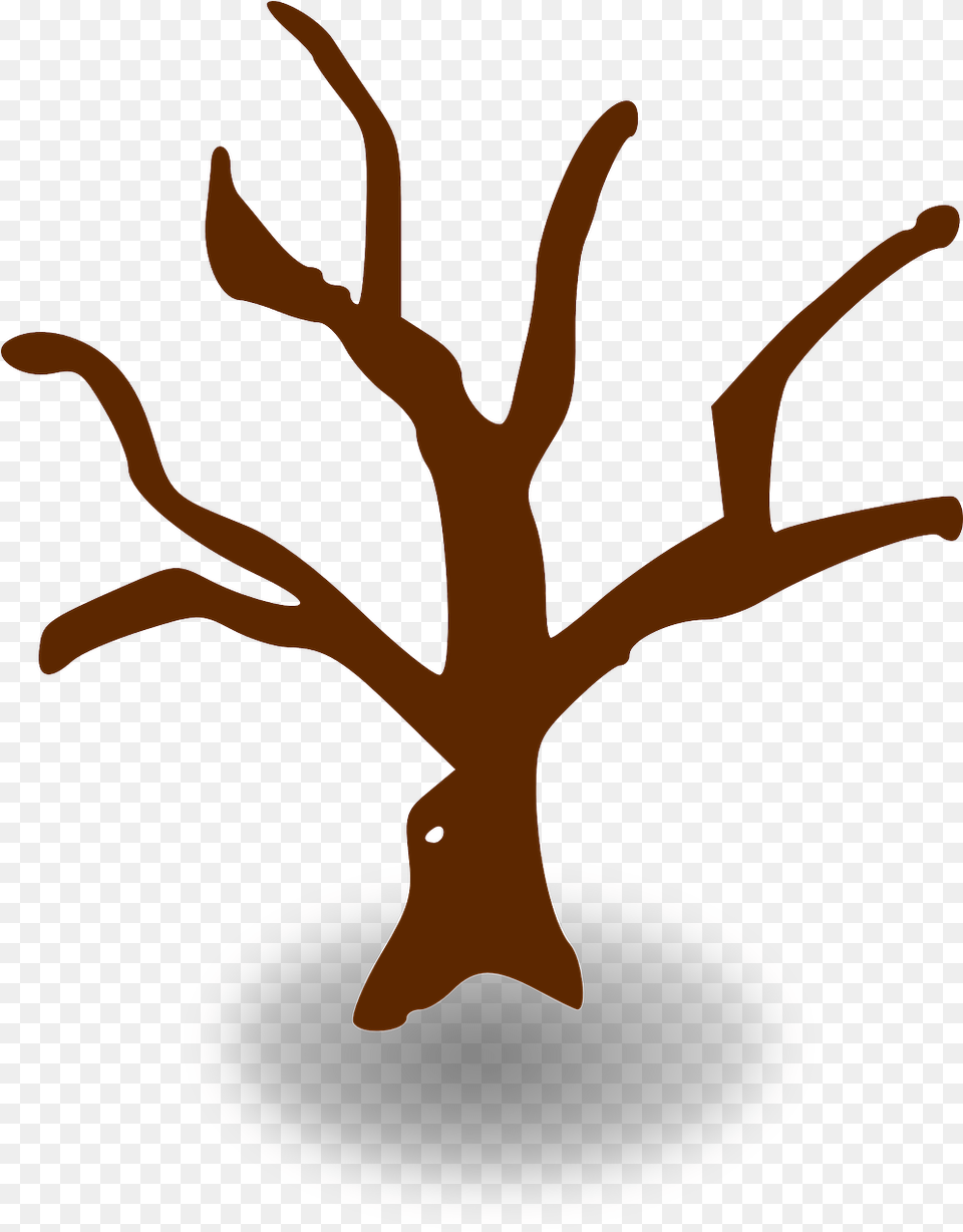 Dead Tree Cartoon Vector Clip Art Clip Art Tree Branches, Antler, Animal, Deer, Mammal Png Image