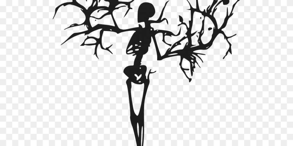 Dead Tree Clipart Dried Tree, Person Free Png