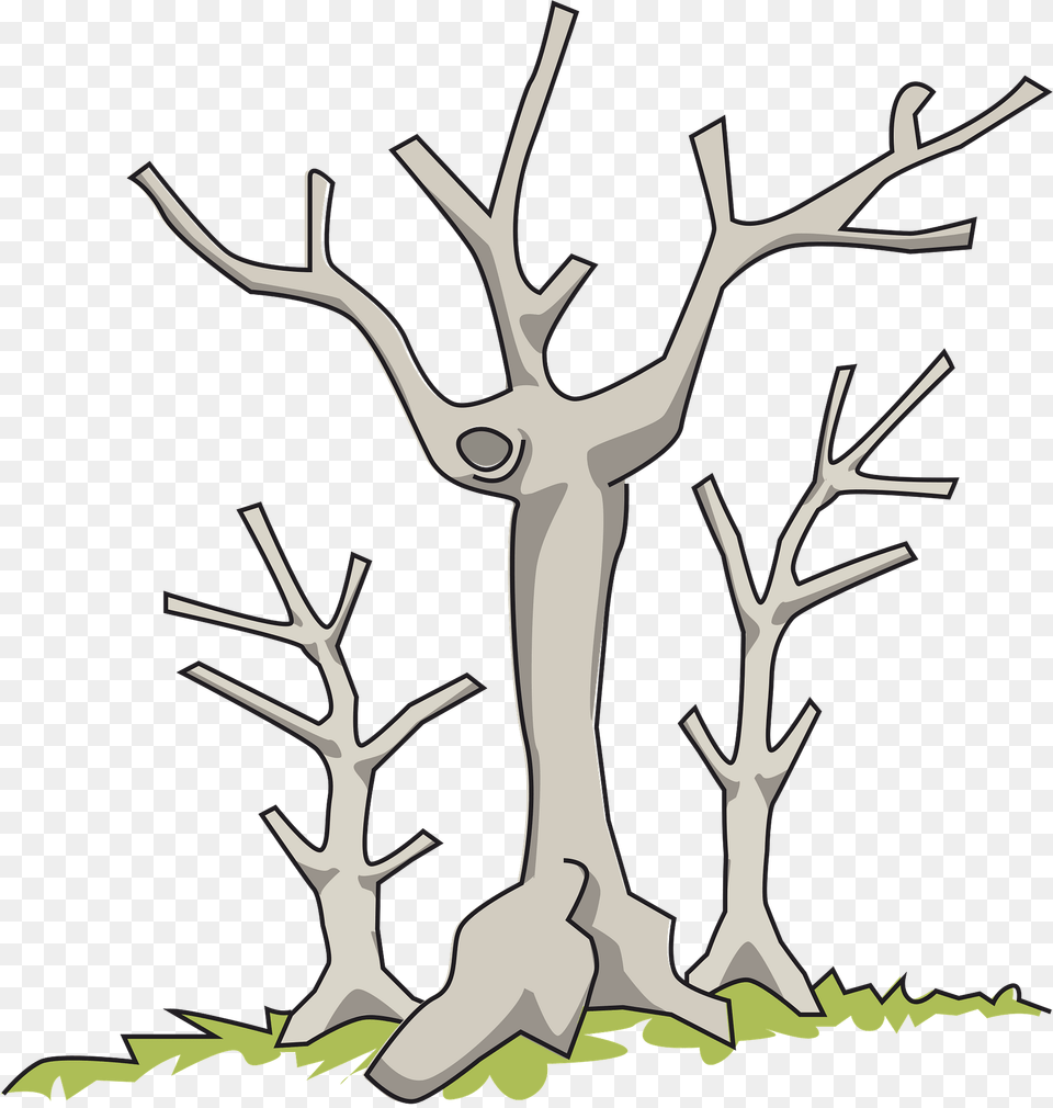 Dead Trees Clipart, Animal, Antler, Deer, Mammal Free Png Download