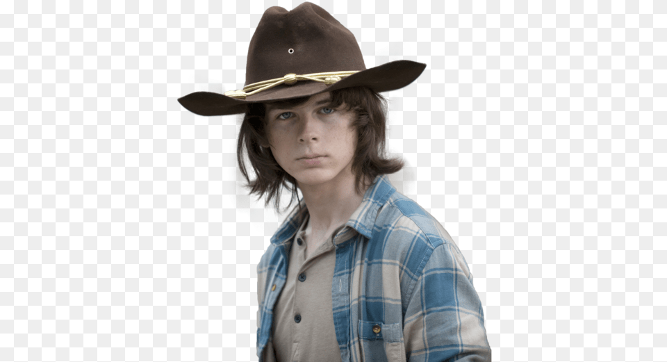 Dead Walking Dead Carl, Clothing, Cowboy Hat, Hat, Adult Free Png Download