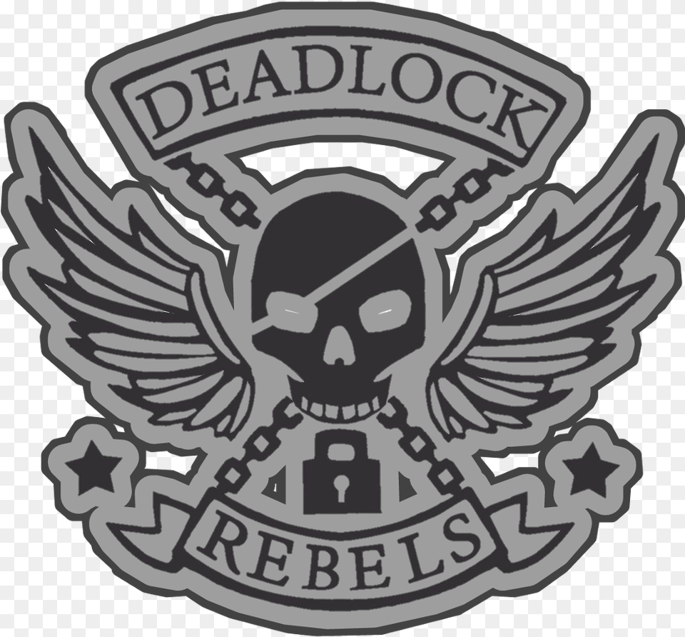 Deadlock Overwatch Ashe Rebel Mafia, Badge, Emblem, Logo, Symbol Free Png