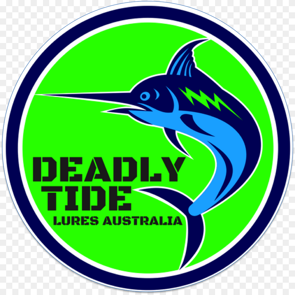 Deadly Tide Lures Australia Blue Marlin Fish Jumping Square Car Magnet 3quot X, Animal, Sea Life, Disk Png
