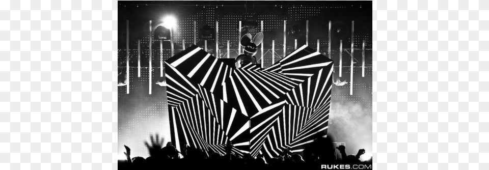 Deadmau5 Lights, Concert, Crowd, Lighting, Person Free Png Download