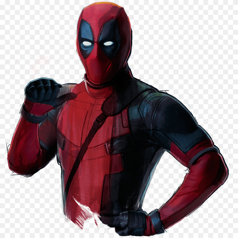 Deadpool, Adult, Man, Male, Person Png