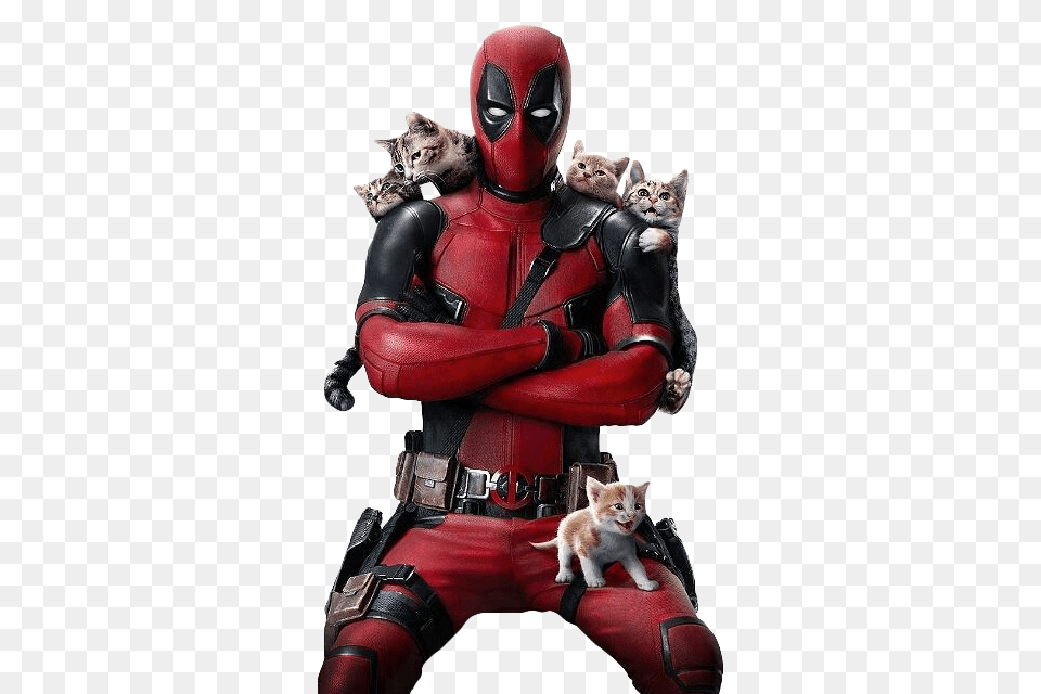 Deadpool, Clothing, Costume, Person, Animal Png Image