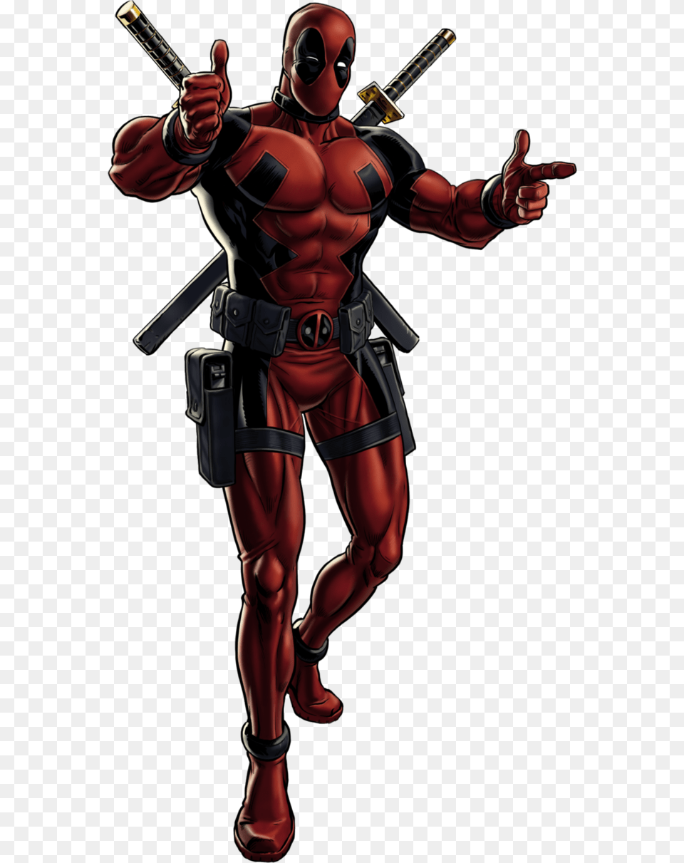 Deadpool, Adult, Male, Man, Person Png
