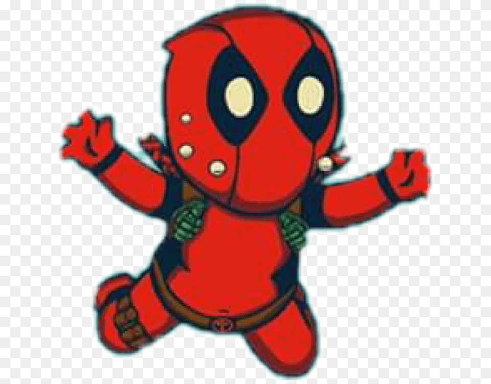 Deadpool Animado Comics Deadpool Animado, Baby, Person, Plush, Toy Free Transparent Png