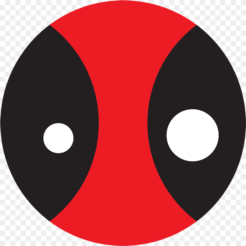 Deadpool Cartoon Mask Icon Circle, Disk, Logo Free Transparent Png