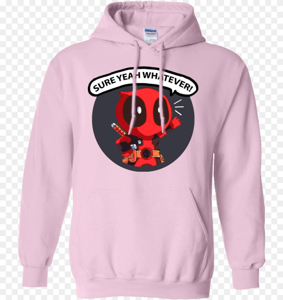 Deadpool Chibi Hoodie, Clothing, Knitwear, Sweater, Sweatshirt Png