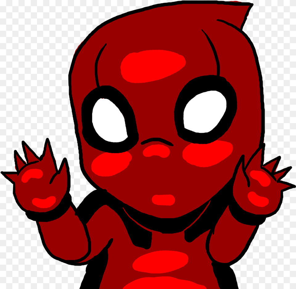 Deadpool Chibi Wallpaper Deadpool Animated Gif, Baby, Person, Face, Head Free Transparent Png