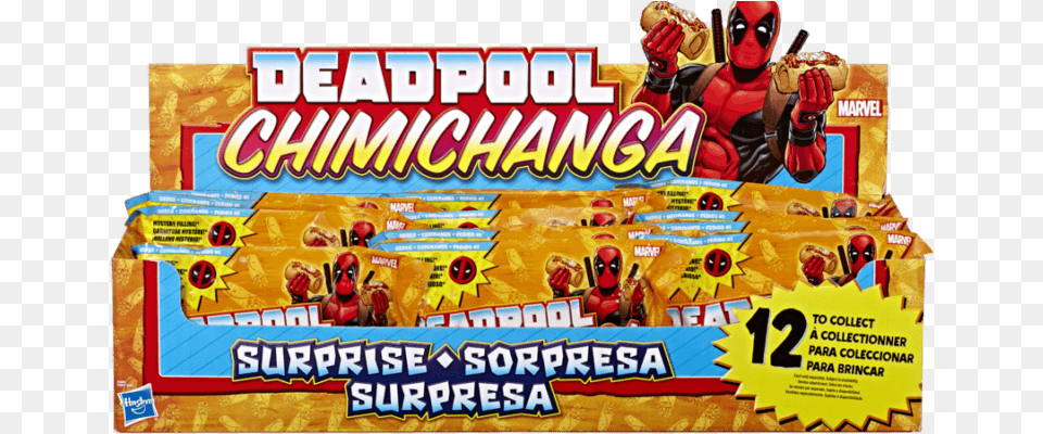 Deadpool Chimichanga Surprise Deadpool Chimichanga Surprise Figures, Food, Sweets, Adult, Female Png Image