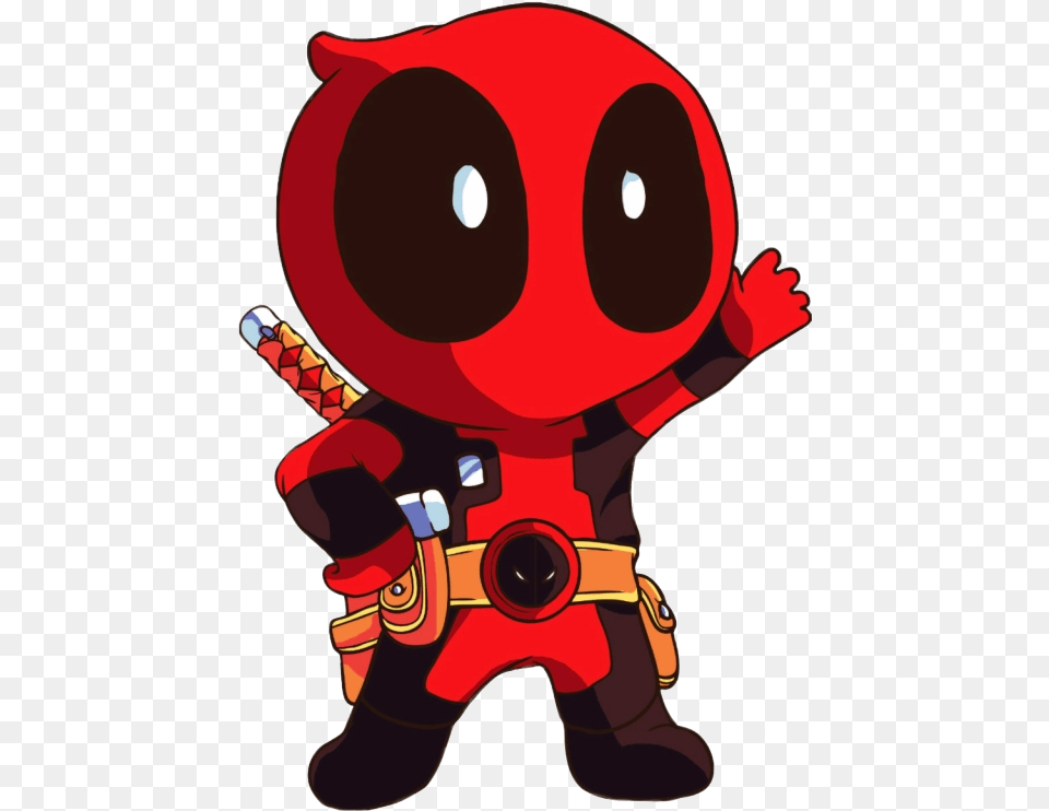 Deadpool Clipart Cartoon Cartoon Deadpool Art, Baby, Person Free Transparent Png