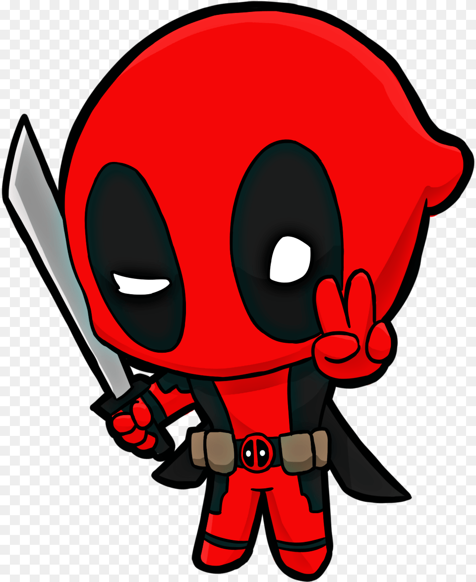 Deadpool Clipart Deadpool Cartoon Deadpool, Baby, Person, Pirate Png Image