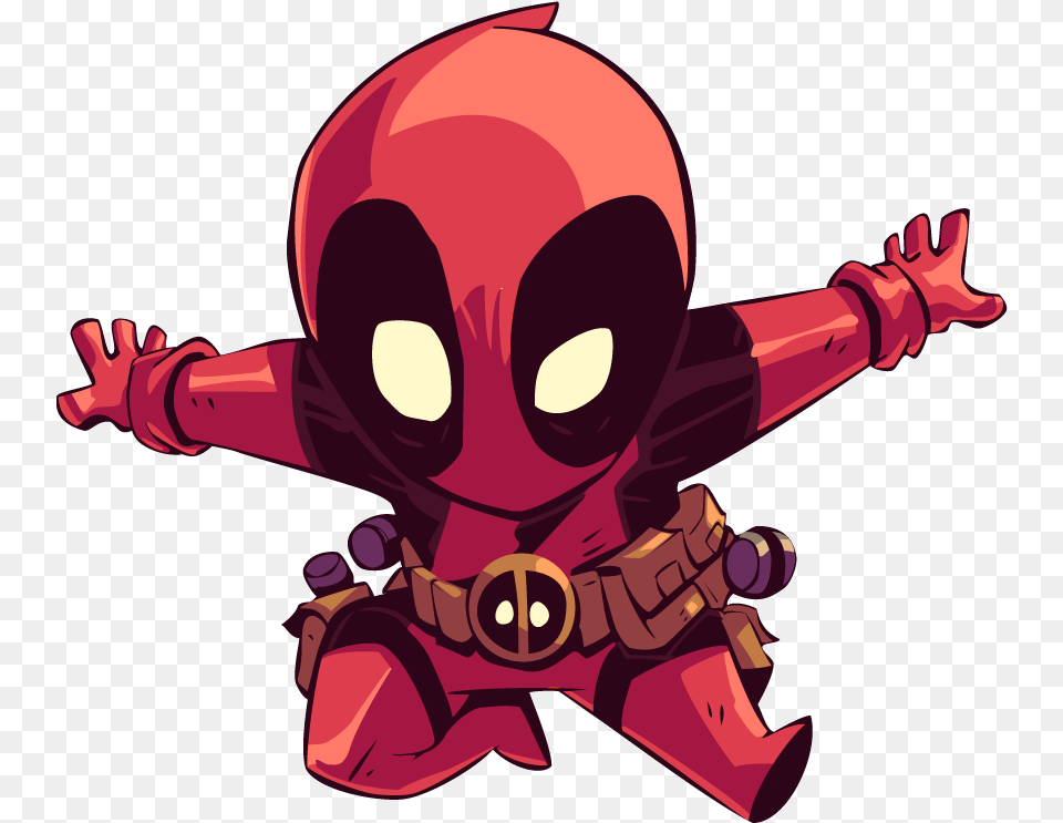 Deadpool Clipart Derek Laufman On Chibi Deadpool, Dynamite, Weapon Free Transparent Png