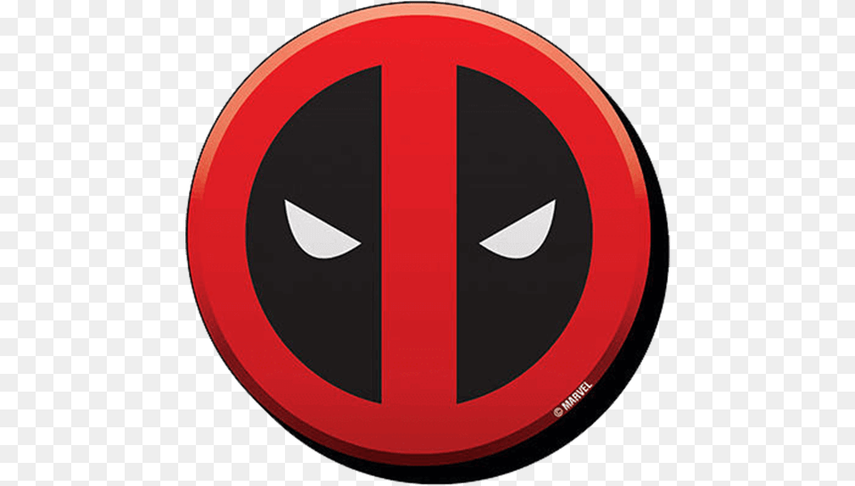 Deadpool Clipart Eye Deadpool Logo, Symbol, Sign, Road Sign Free Png