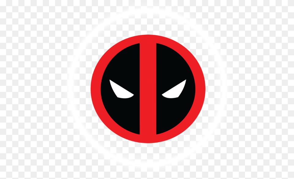 Deadpool Clipart Superhero Logos Transparent Deadpool Logo, Symbol, Disk Free Png