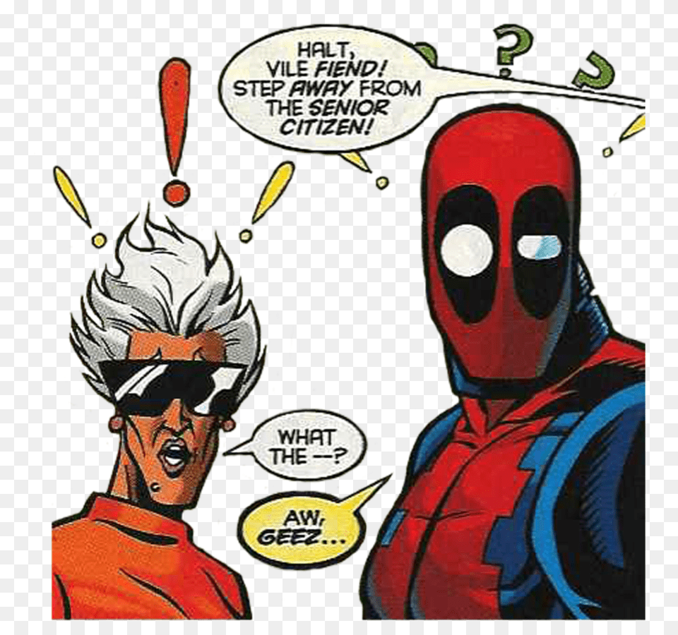 Deadpool Comics, Book, Publication, Adult, Wedding Free Transparent Png