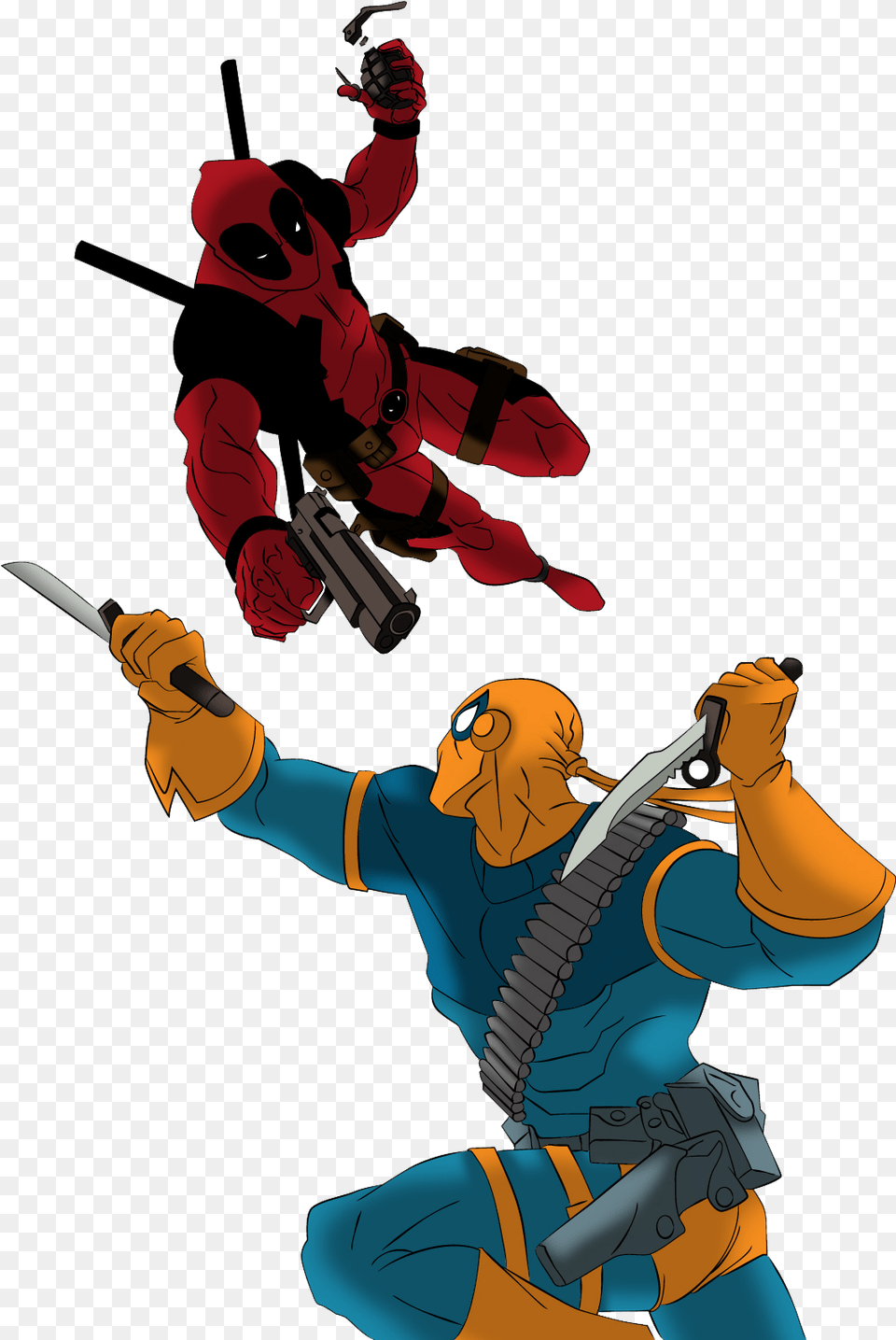 Deadpool Deathstroke Marvel Deadpool Vs Deathstroke, Book, Comics, Publication, Adult Free Transparent Png