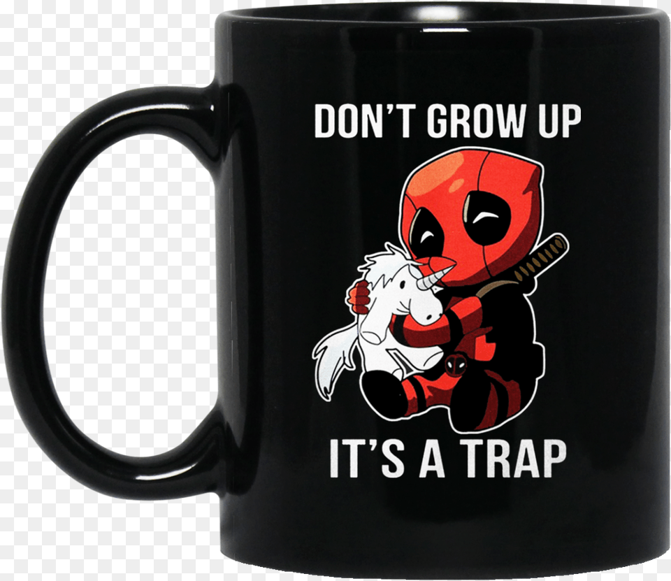 Deadpool Don T Grow Up It S A Trap Mugclass Lazyload Harry Potter Cat Mug, Cup, Beverage, Coffee, Coffee Cup Png