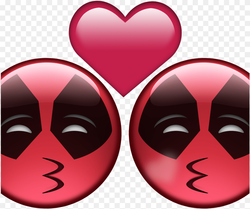 Deadpool Emoji Transparent, Face, Head, Person, Adult Free Png