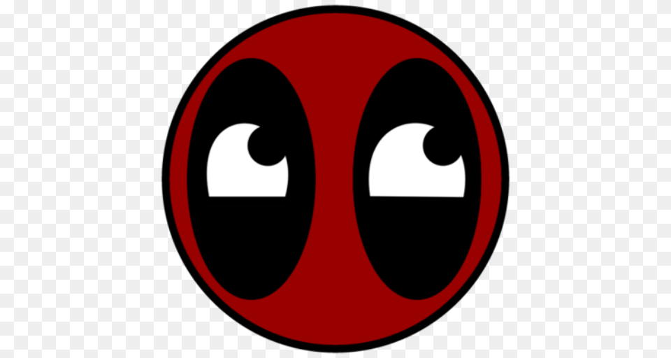 Deadpool Face For On Ya Webdesign, Disk, Logo Free Png