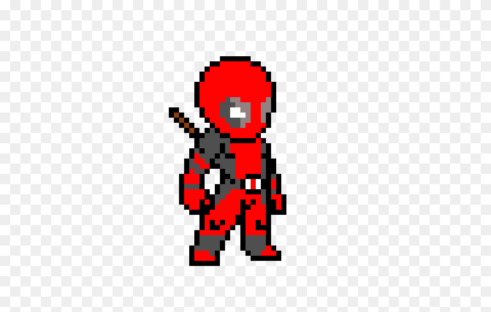 Deadpool Finished Pixel Art Maker, People, Person, Dynamite, Weapon Png Image