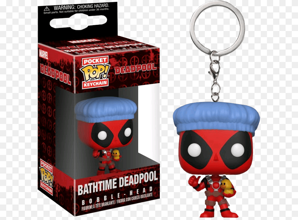 Deadpool Funko Pop Keychain, Toy, Face, Head, Person Free Transparent Png