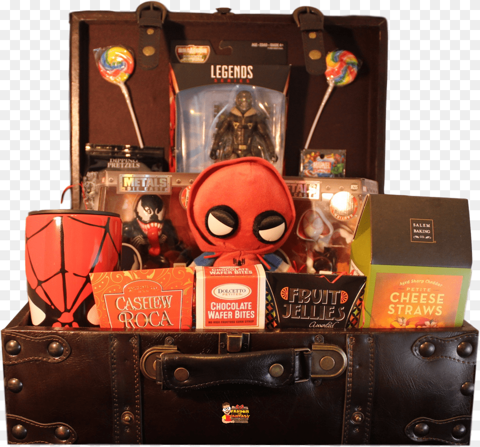 Deadpool Gift Basket, Cutlery, Spoon, Toy, Person Png Image