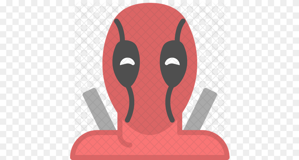 Deadpool Icon Of Flat Style Deadpool, Electronics Free Png