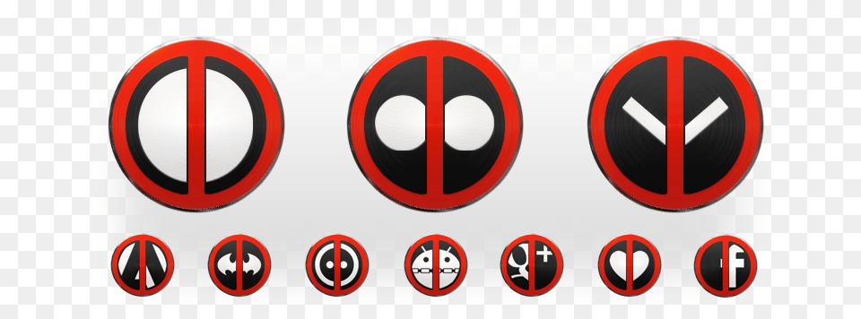 Deadpool Icon Pack For Android, Sign, Symbol, Road Sign, Disk Free Transparent Png