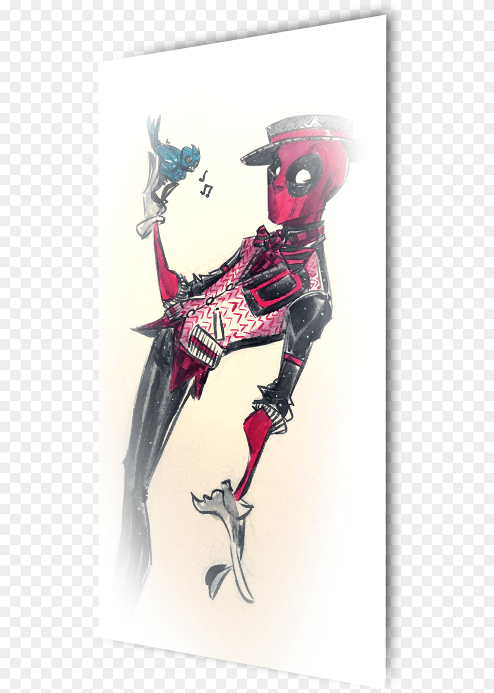 Deadpool Illustration, Adult, Female, Person, Woman Png