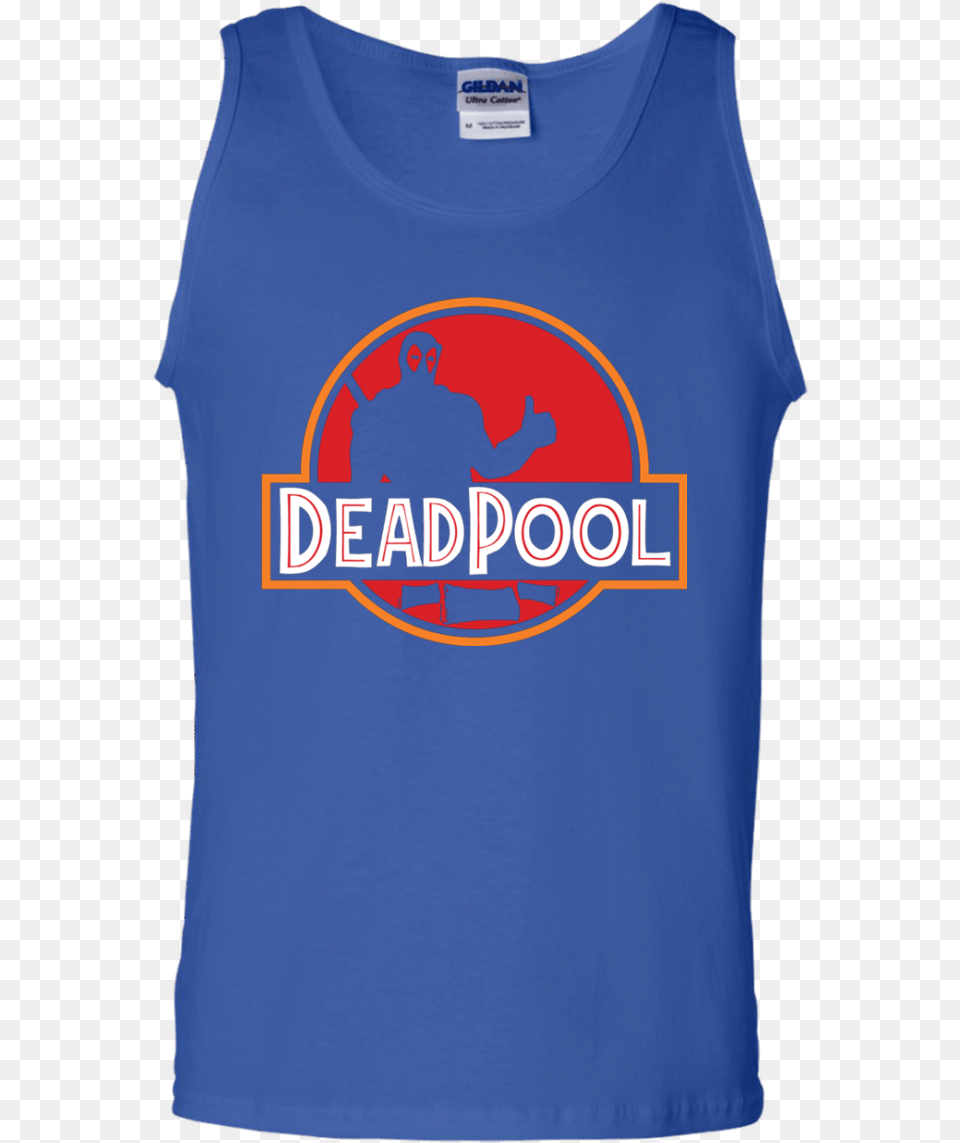 Deadpool Jurassic World Logo Tank Top Sleeveless Shirt, Clothing, Tank Top Free Png Download