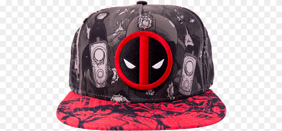 Deadpool Logo Comic Baseball Cap, Baseball Cap, Clothing, Hat Png