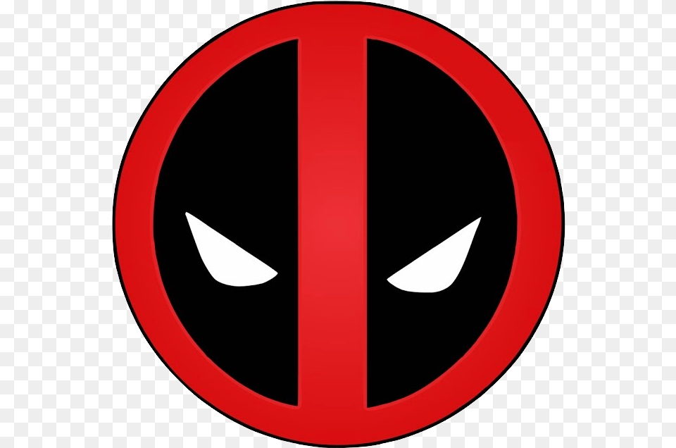 Deadpool Logo Logo Deadpool Dream League Soccer, Sign, Symbol, Road Sign Free Transparent Png