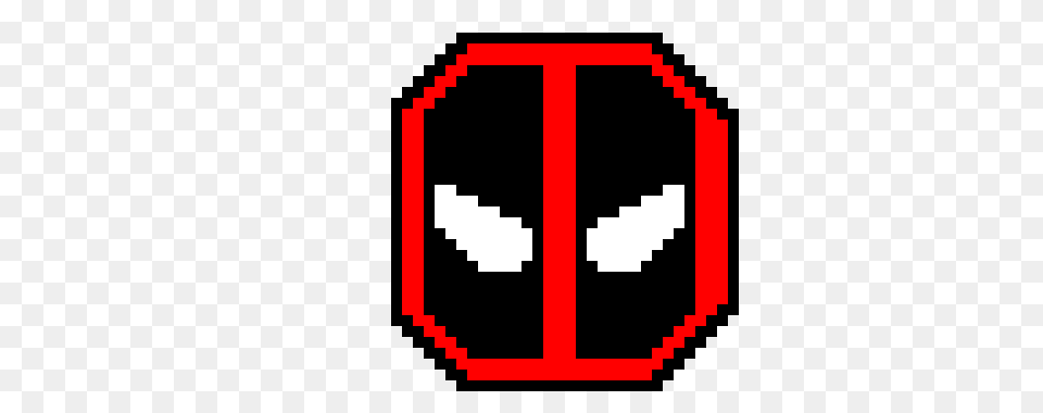 Deadpool Logo Pixel Art Maker, Sign, Symbol, Dynamite, Electronics Png