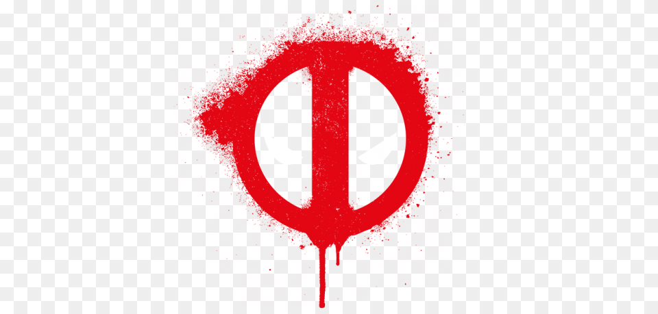 Deadpool Logo Spray Sign, Art, Person, Face, Head Free Png