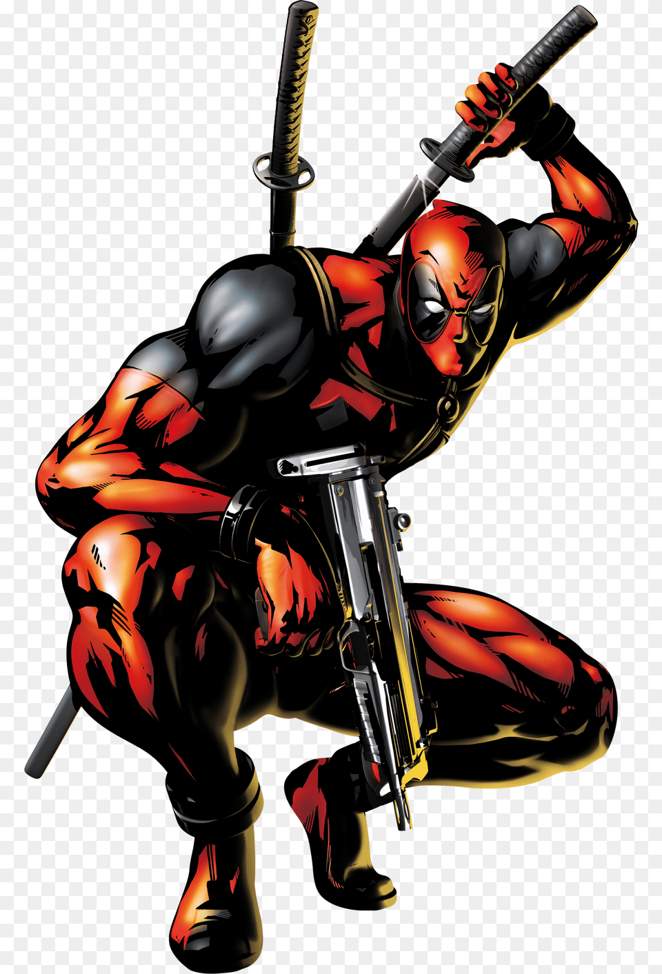 Deadpool Marvel Vs Capcom, Ninja, Person, Adult, Male Free Png Download