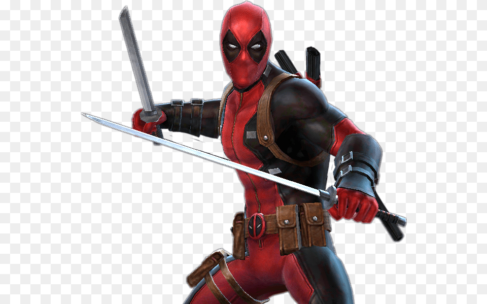 Deadpool Marvel Xmen Xforce Deadpool, Sword, Weapon, Face, Head Free Png