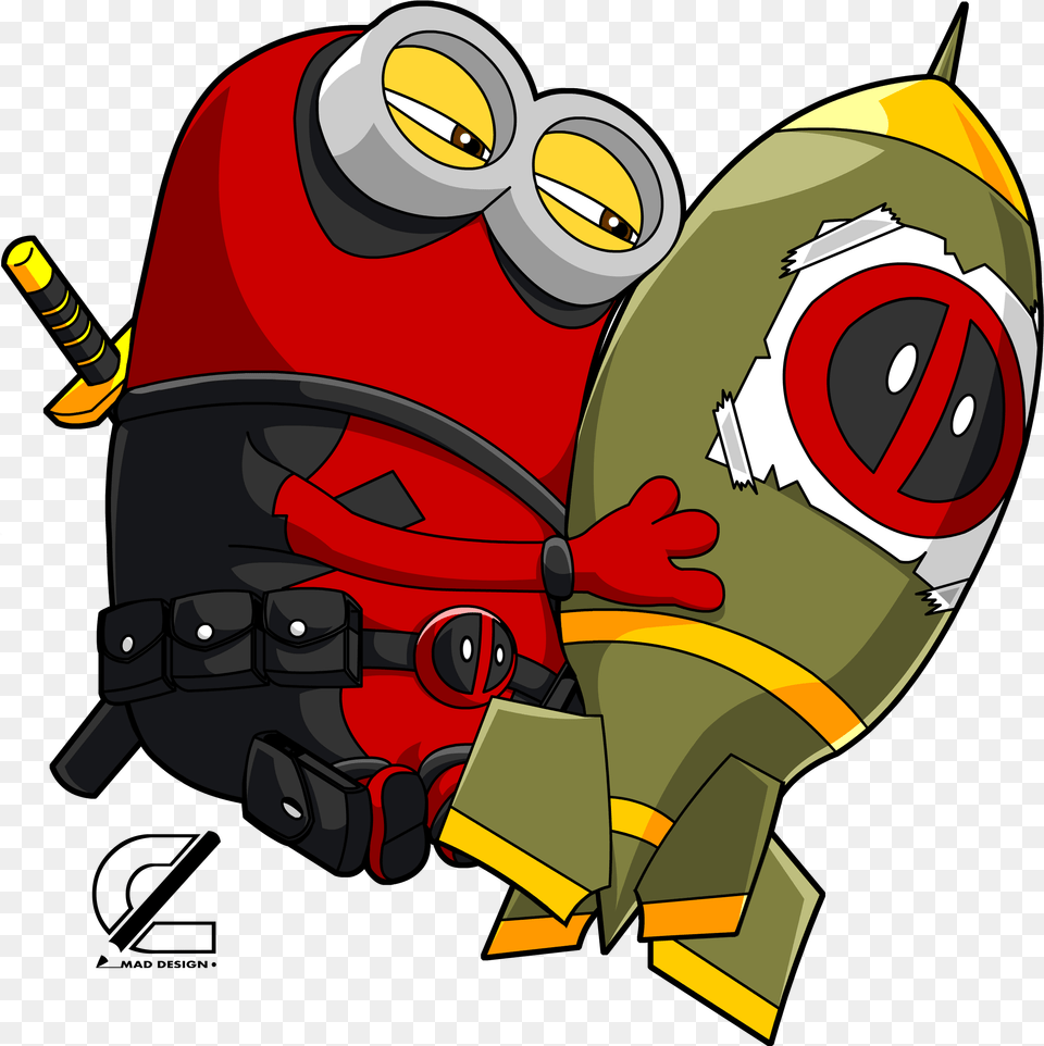 Deadpool Minion, Weapon, Art, Graphics Free Transparent Png