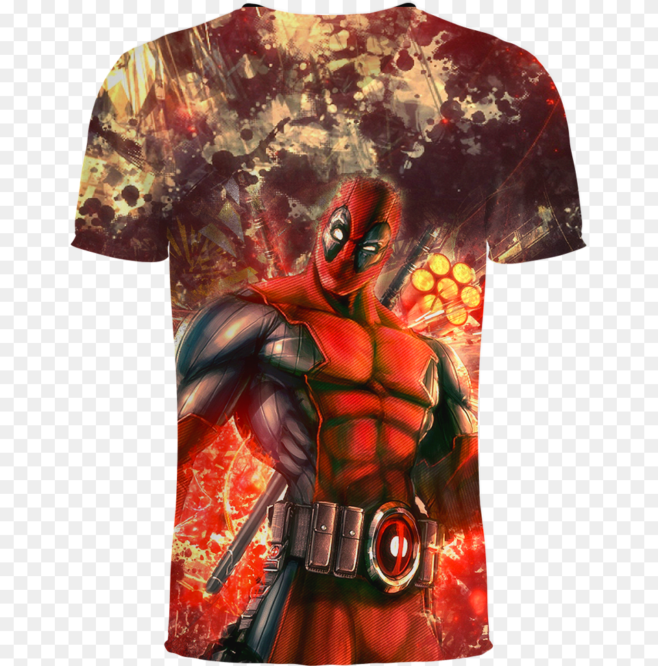 Deadpool Movie 3d T Shirt, Clothing, T-shirt, Adult, Female Free Transparent Png