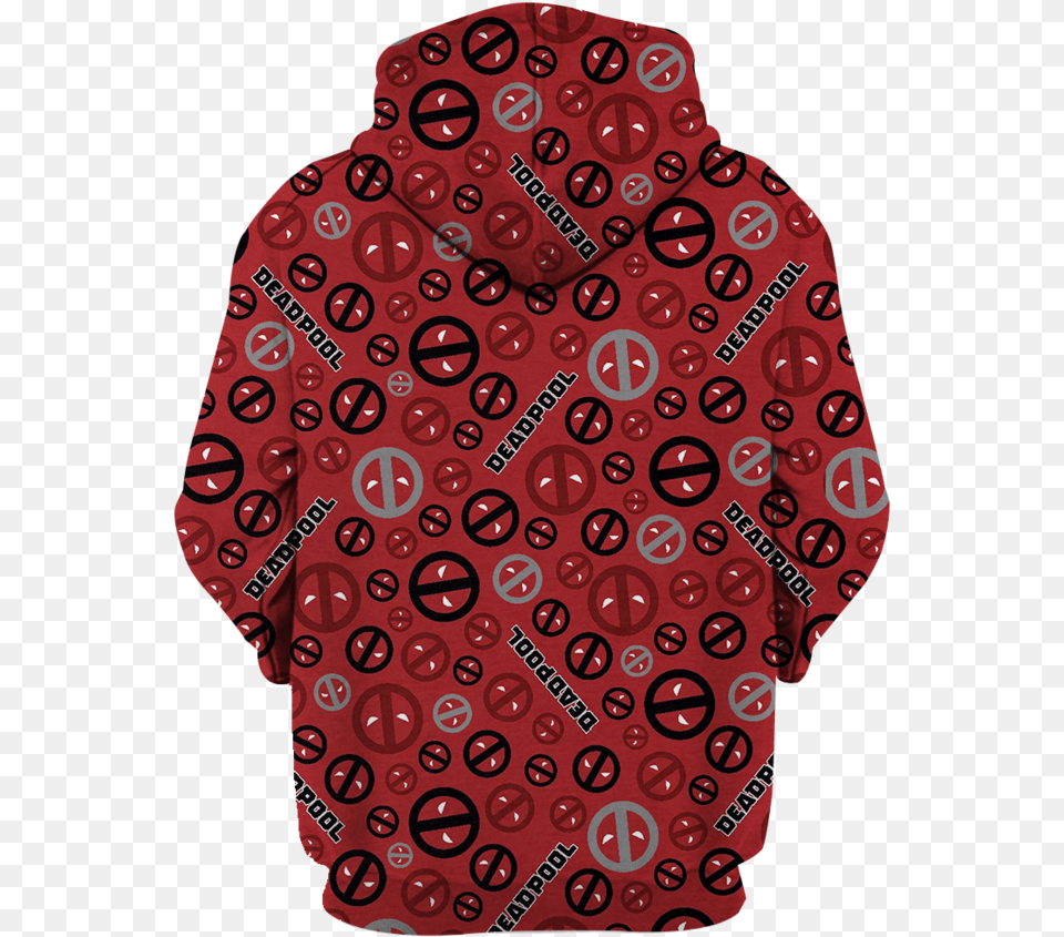 Deadpool Movie Hoodie 3d, Sweatshirt, Clothing, Coat, Knitwear Free Transparent Png