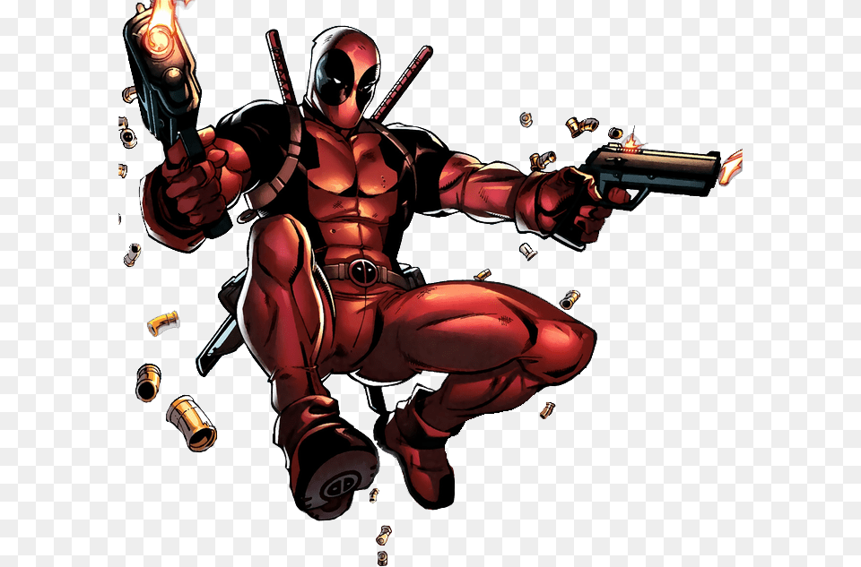 Deadpool Numbah 1 Deadpool Fighting, Book, Comics, Publication, Person Free Transparent Png