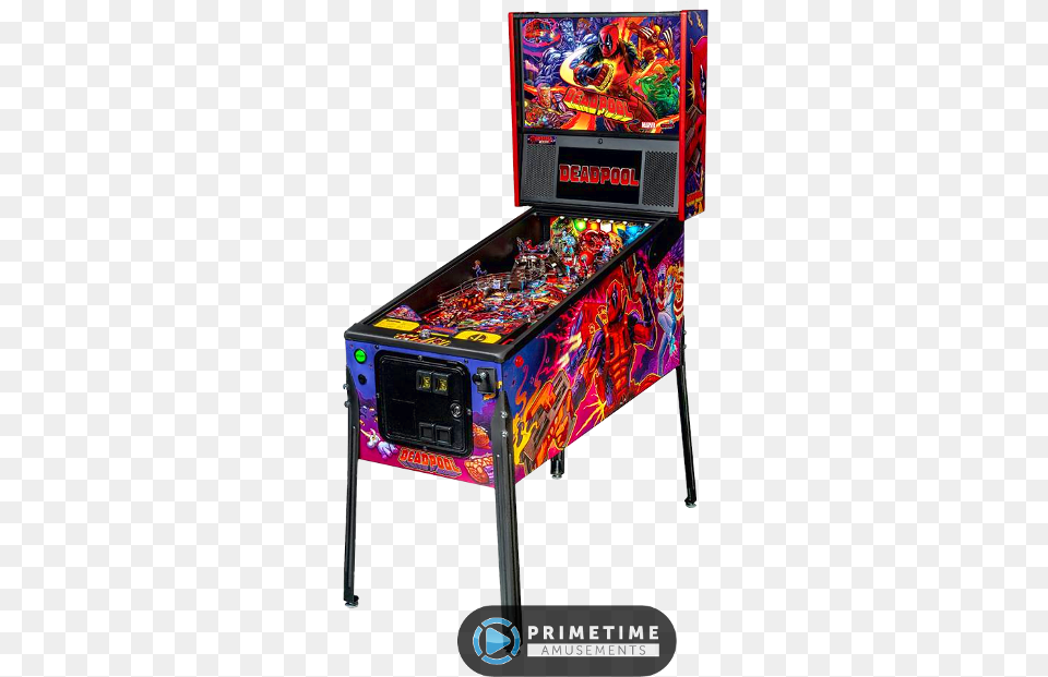 Deadpool Pro Pinball Machine By Stern Pinball Deadpool Pinball Arcade Game, Arcade Game Machine Free Transparent Png