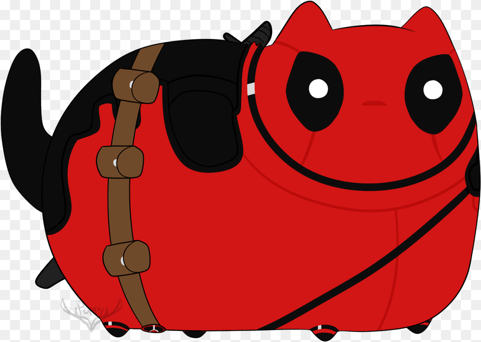 Deadpool Pusheen Pusheen Deadpool, Accessories, Bag, Handbag, Purse Free Transparent Png