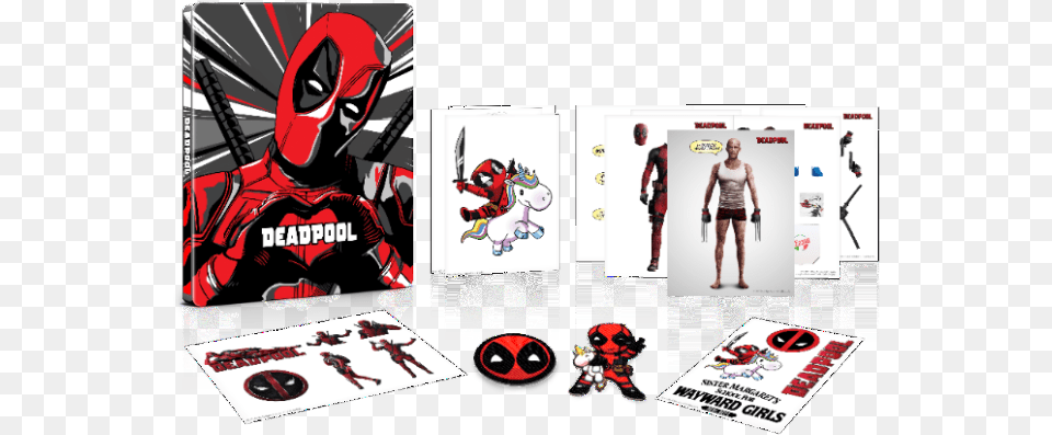 Deadpool Steelbook 2 Year Anniversary Edition, Book, Publication, Comics, Person Free Png Download