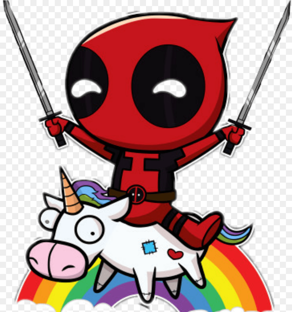 Deadpool Sticker Unicorn Deadpool Maximum Effort, Baby, Person Free Png Download