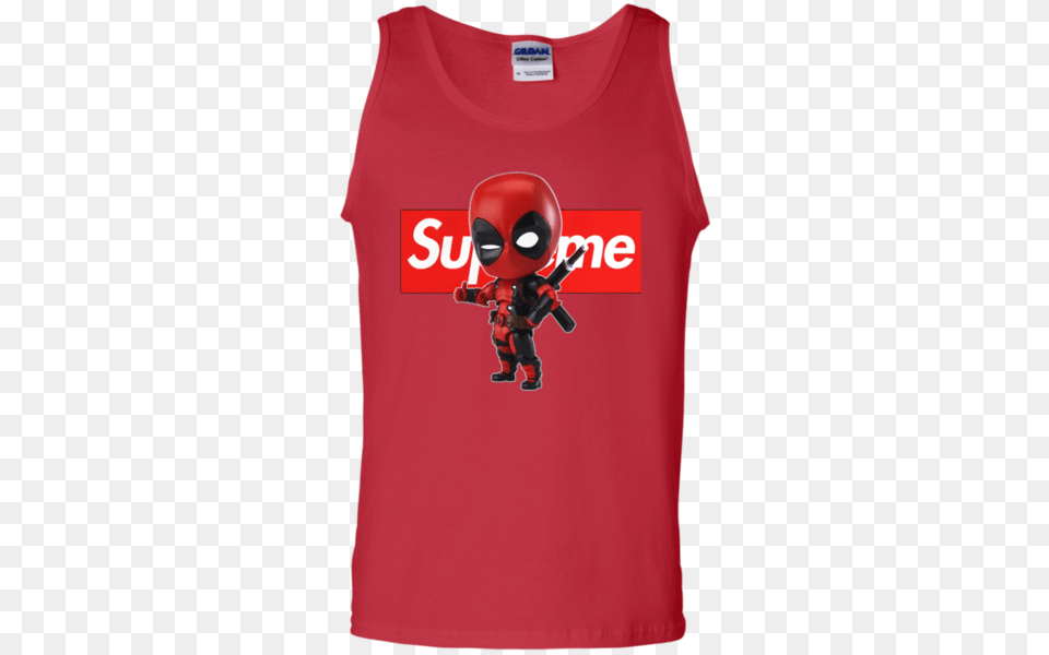 Deadpool Supreme Tank Top, Clothing, Shirt, Boy, Child Png