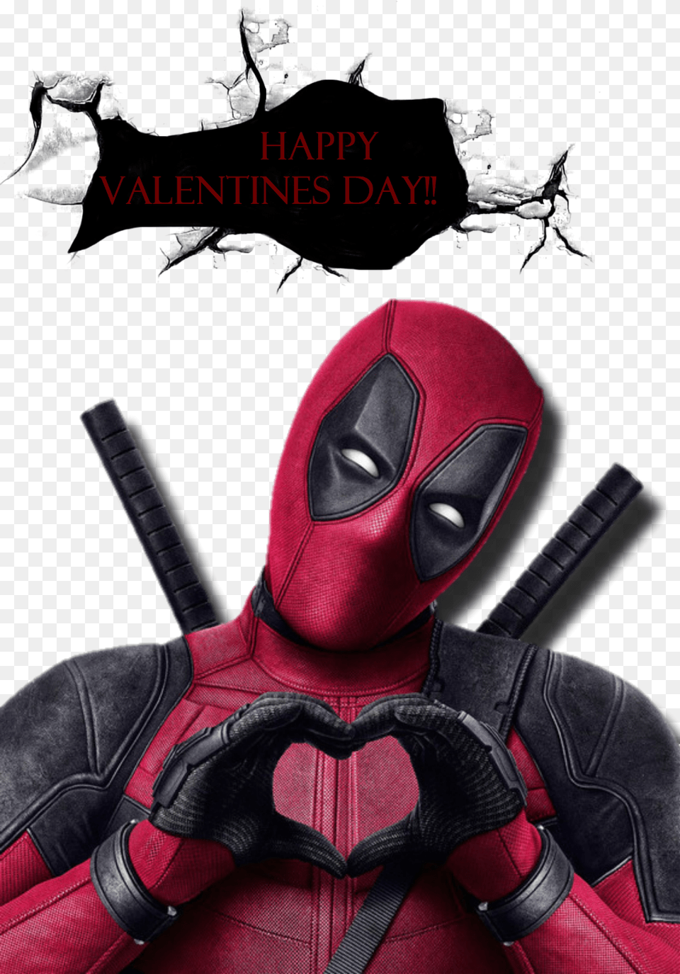 Deadpool Valentine39s Day Meme, Person, Clothing, Glove Png